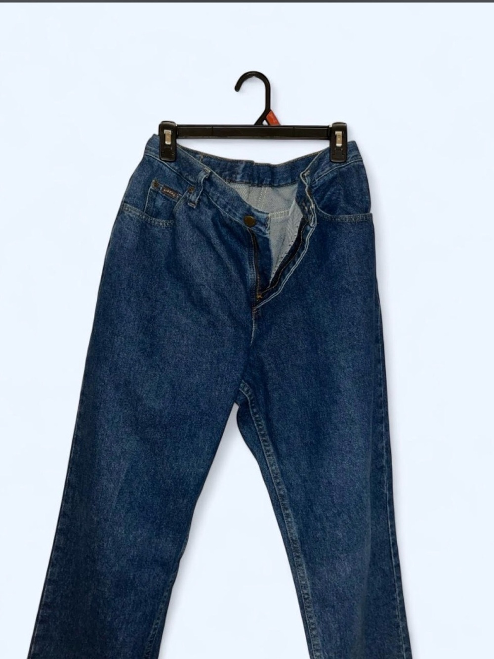 Riders by Lee 14L Dark Wash High Waist Mom Jeans Straight Leg Retro Denim